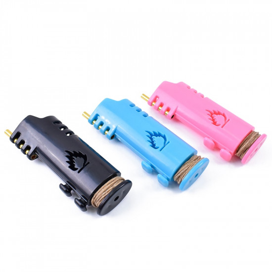 Portable Lighter Shell Plastic Cigarette Lighter Shell With Ignition Twine Cigarette Lighter Protection Case Smoking Accessories