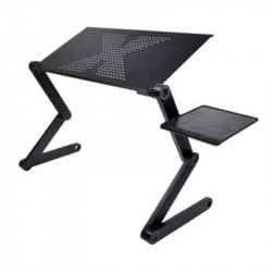 Portable adjustable laptop  table for foldable Laptop Desk Computer mesa para notebook Stand Tray For Sofa Bed Black