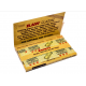 RAW Classic Single Wide Paper Double Natural Smoking Tobacco 100 Leaves