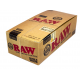 RAW Classic Single Wide Paper Double Natural Smoking Tobacco 100 Leaves