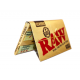 RAW Classic Single Wide Paper Double Natural Smoking Tobacco 100 Leaves