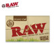 RAW Organic Hemp Natural Single Wide Rolling Paper 24 Pack FULL BOX 