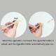 Retractable Women's Slim Long Cigarette Holder Filter Vintage Smoking Pipe Cigarettes Filter Tubes Accessories