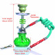 Small Hookah Shisha Pipe Set Chicha Nargile with Hose Bowl Tongs Charcoal Tray Narguile Accessories for Outdoor Travel Gift