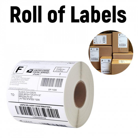 Thermal Labels Compatible Shipping Address Internet Postage Replacement Labels For Dymo Labelwriter 4XL Printer 100*100mm 500pcs