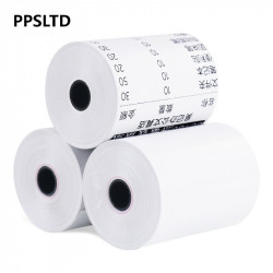 Thermal Paper 80mm  x 60mm, Carton of 50PCS, Cash Register Paper till Roll 3 1/8'