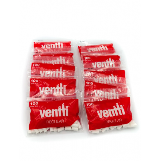 Ventti Regular Filter Tips Box of 16 packs