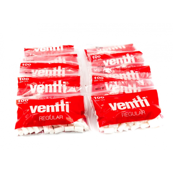 Ventti Regular Filter Tips Box of 16 packs