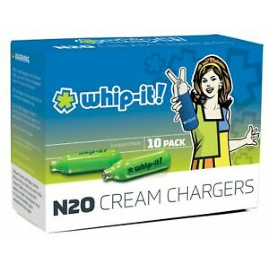 Whip-It ！Cream  Chargers ， Pack of 10