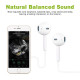 Wire In-Ear 3.5mm Earphone with Mic Wire Sound Control Stereo Headphone