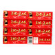 ZIG ZAG Red Cut Corners Rolling cigarette paper x 100 booklets 