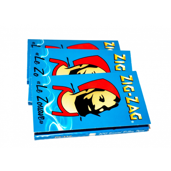 ZIGZAG ZIG ZAG Papers Double Blue 100 Cigarette Tobacco Paper Roll