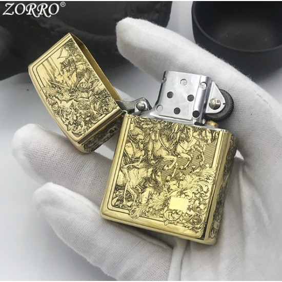 Zorro kerosene lighter exquisite gift.