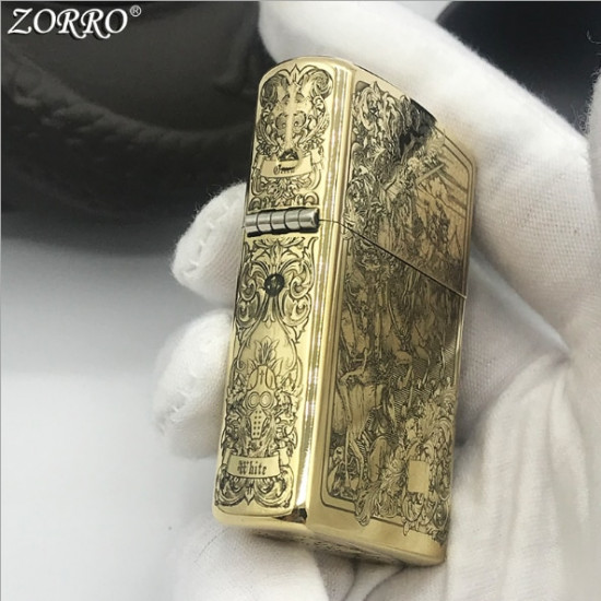 Zorro kerosene lighter exquisite gift.