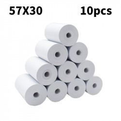 thermal paper 57 x 30 mm POS printer 10 rolls  mobile bluetooth cash register paper rollfor Paperang & Peripage Mini Printer