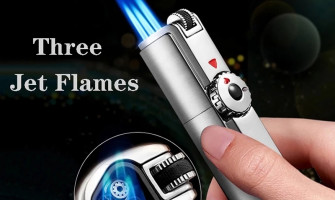 Blue flame JET lighter