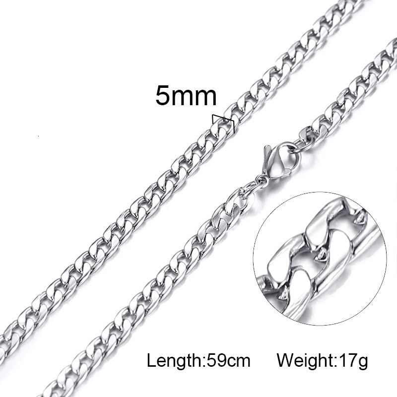 Solid-Necklace-Curb-Chains-Link-Men-Choker-Stainless-Steel-Male-Female-Accessories-Fashion-32920694663